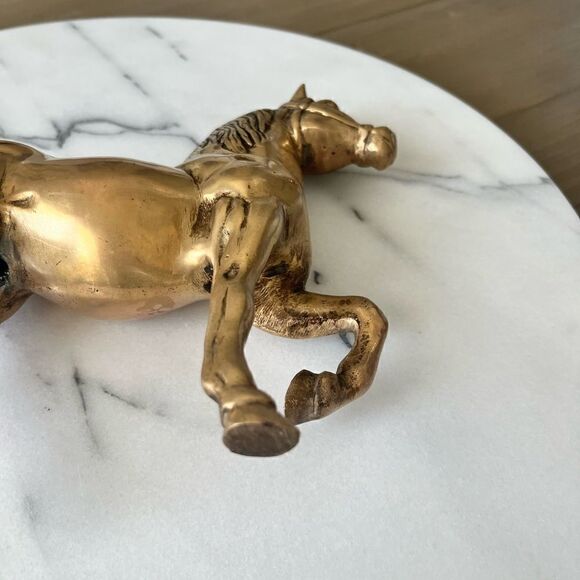1900’s Brass Horse figurine  - Picture 9 of 11